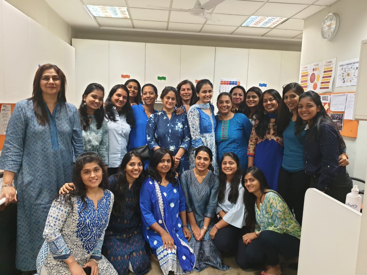 ABWATweets's tweet photo. Here’s how the ABWA Faculty joined the #BlueForChange initiative by The Aditya Birla Integrated School @TABIS_tweets to promote autism awareness on #WorldAutismAwarenessDay. https://t.co/9CaAeTWqwT