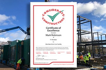 F1Modular's tweet photo. 1 Modular has been awarded a Certificate of Excellence from the Considerate Constructors Scheme, for the Aberdare Extra Care facility. https://t.co/rHFfJLVCP4 https://t.co/QAyoNNulBc
