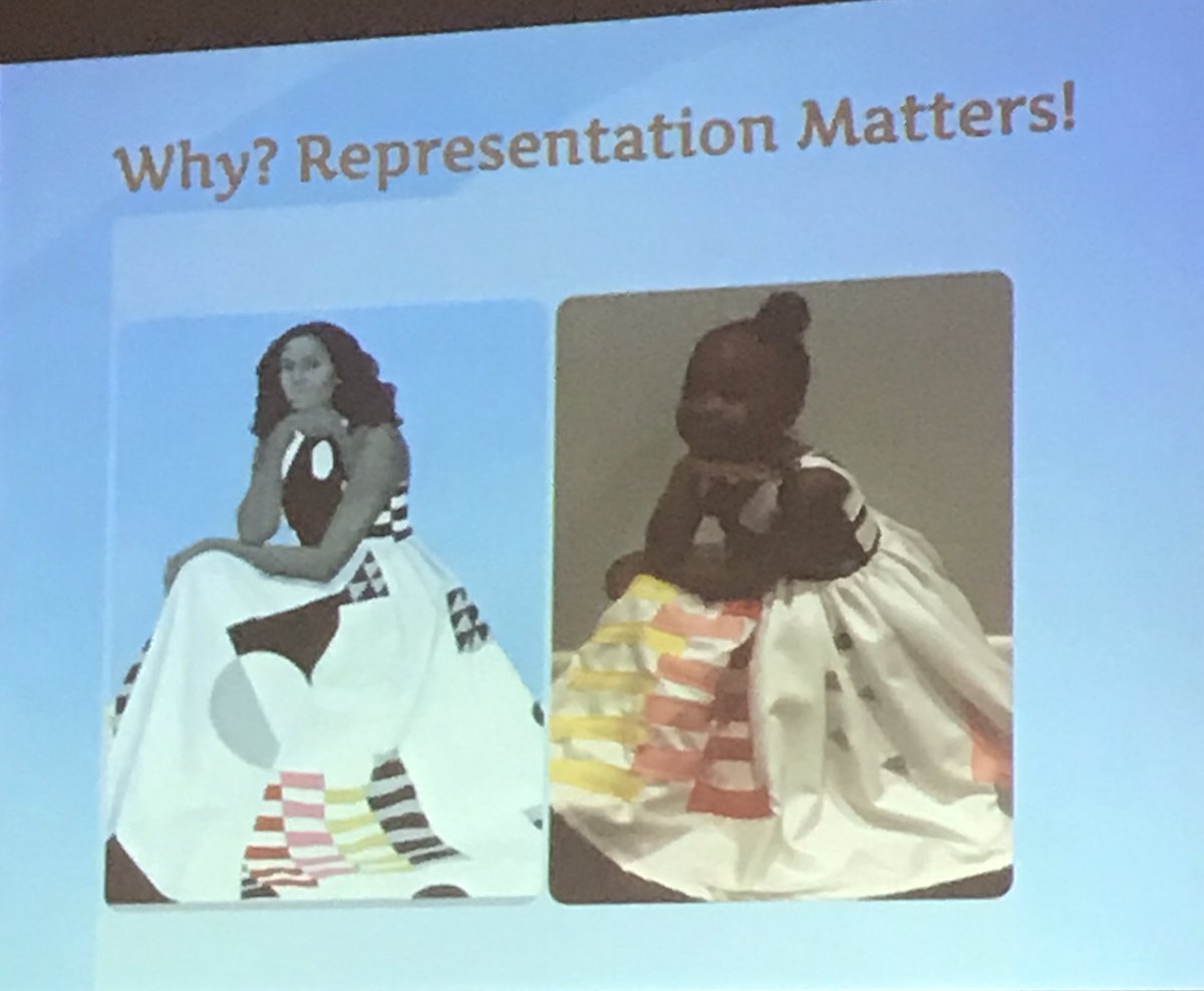 MsAKnapp's tweet photo. Our job as librarians is to make sure every child can find themselves and their homelife in a book. Why? Because representation matters. Thx Julie Beckett, Kelly McCarthy & Pam Hoadly for presenting on LGBTQIA+ representation and for the great book lists! #WEMTA19 #FirstWEMTA https://t.co/BQt2bBUsFF