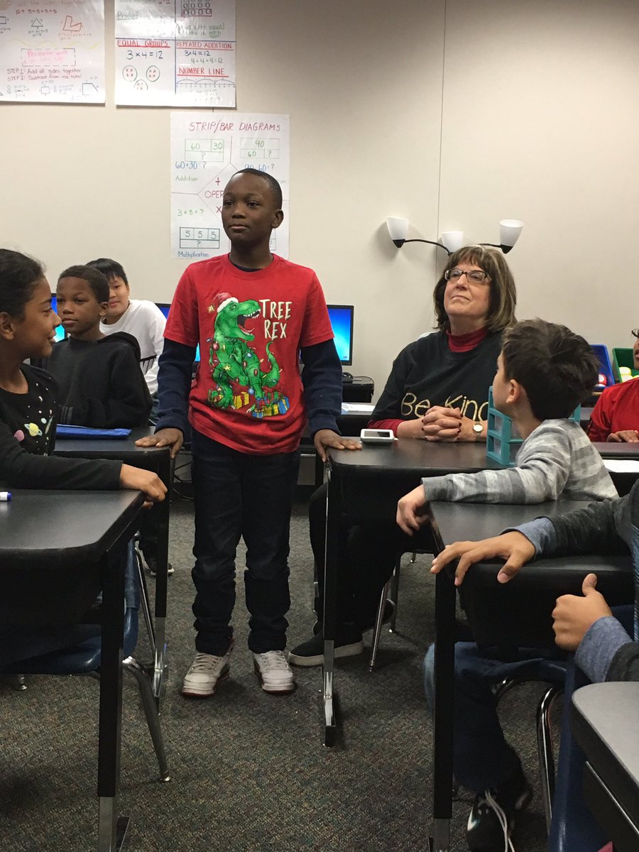 Laura_Baustian's tweet photo. Multiplication challenge accepted! Even @PatriotsLevy was in on the math action! @MittelstadtKISD #Patriots2theCore @jillschoetz925 https://t.co/IcHWmsImkD