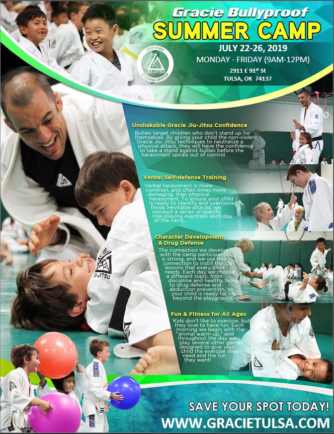 GracieTulsa's tweet photo. Dont forget to enroll now for our Bullyproof Summer Camp! https://t.co/luwu8sISpl https://t.co/aCImWL6mTw