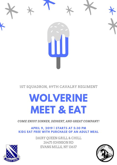 Be sure to check out an event that the Wolverine FRG is hosting next week! #ReadyNow