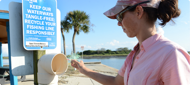 MyFWClife's tweet image. Help marine #wildlife! Please keep Florida’s waterways clean! #Recycle used fishing line and gear: mrrp.myfwc.com