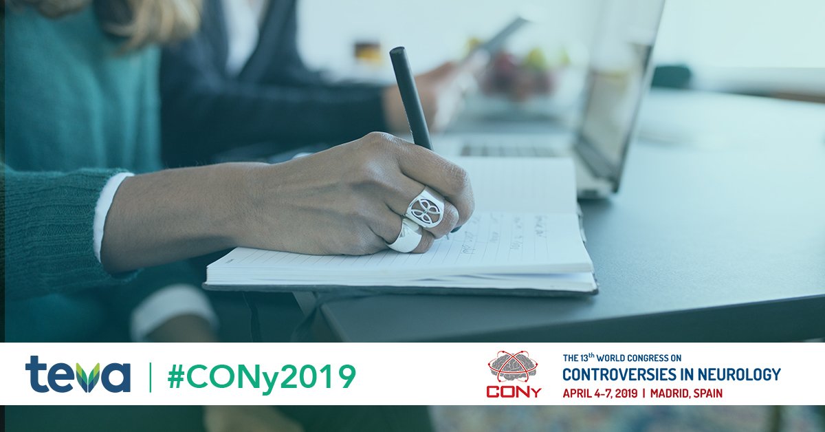 tevapharmeurope's tweet photo. Unable attend #CONy2019, but keen to stay abreast of what's happening? Follow Teva and keep an eye on our daily updates. If there's anything, in particular, comment below and we'll do our best to inform you. #ControversiesInNeurology #Neurology https://t.co/XSBfQQfRv7
