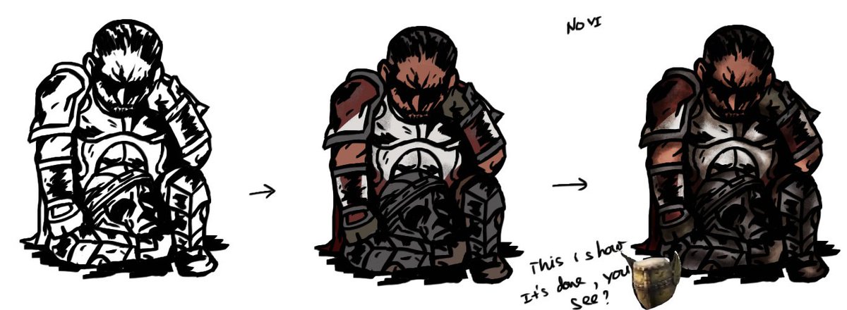 HoangNovi's tweet photo. This project is still going on, slowly. Here is a quick look, and… tutorial?
I wan’t happy w the initial design and went back to edit. Took me quite sometimes, then there is also some other stuffs going on. But I won’t stop until I have my incredibilis roman 
#forhonor #dd https://t.co/spLXJ1UEbx