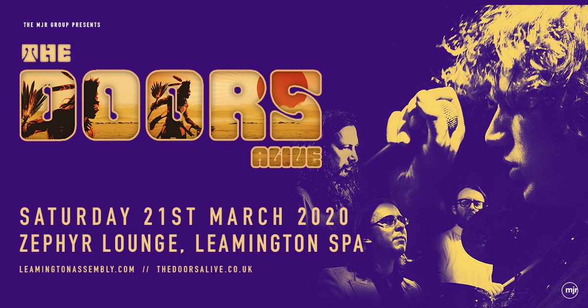 The Doors Alive, the UK's best The Doors tribute act, are coming to Leamington on Saturday the 21st of March!

Get your tickets here

bit.ly/TheDoorsAliveL…