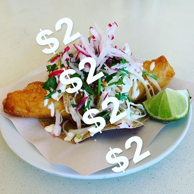 🚨Taco Tuesday: $2 Fish Taco 🚨
Trinity Bellwoods location only. ift.tt/2CSpN7I