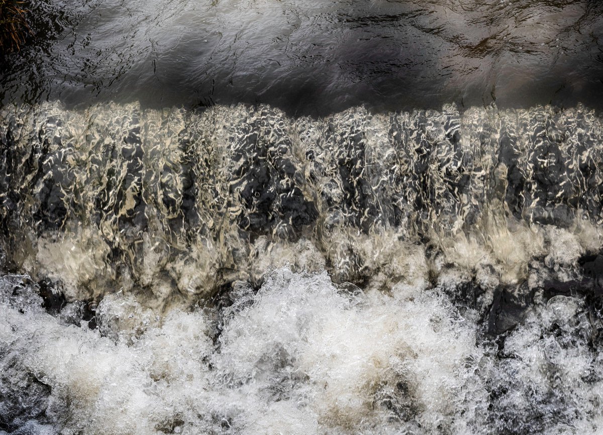 A weir on Cowm Brook in #Whitworth #Rochdale ~Nikon #D810 and 50mm lens
