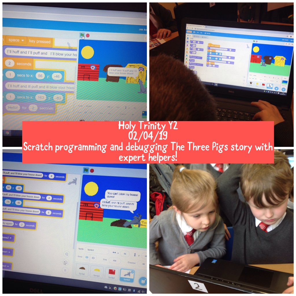 MGLWorld_Kev's tweet photo. At the end of their unit on @Scratch programming, #Y2 @HolyTrinityGar demonstrated that they could retrieve a file on their systems &amp; program their story! #Y3 evaluated their @justblippit apps, accessing them by scanning a QR code, rating them out of 5 stars! @MGLWorldNews https://t.co/SuyS7cTOzT