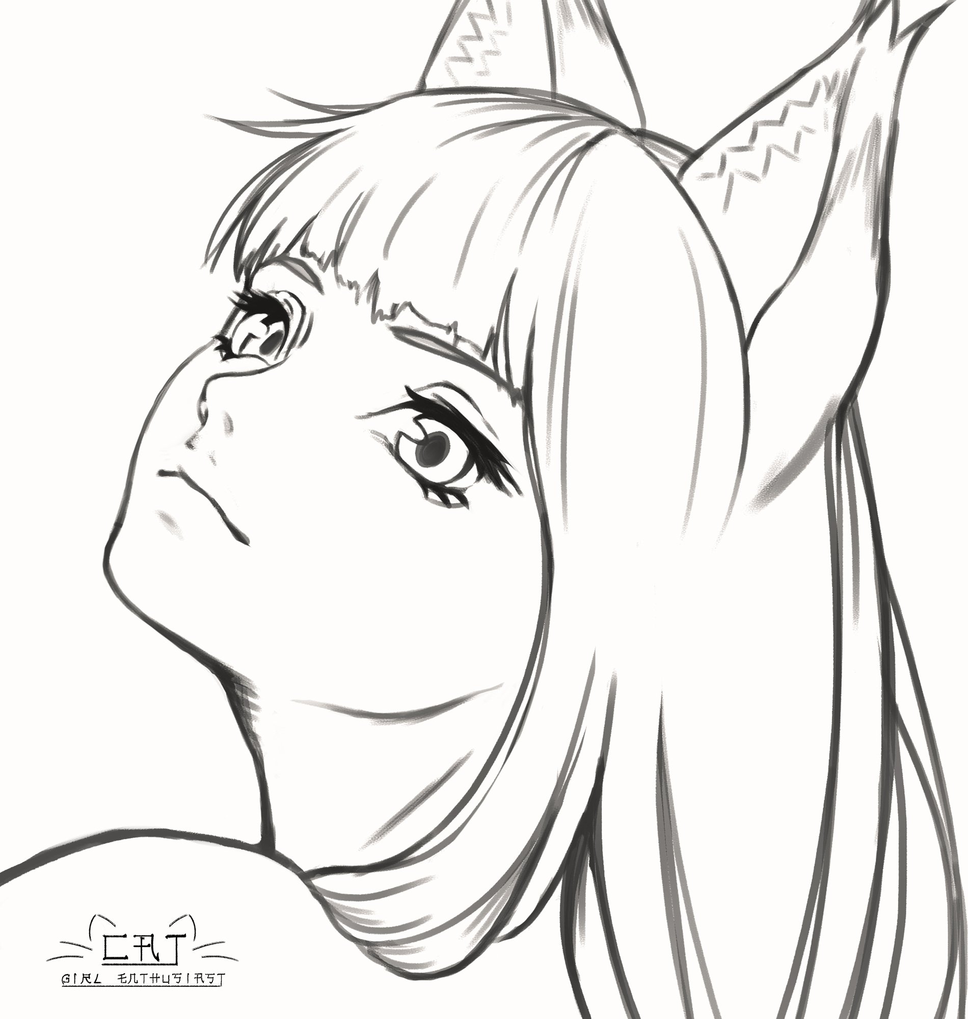 Anime Girl Drawing by PurifiedDemon on DeviantArt