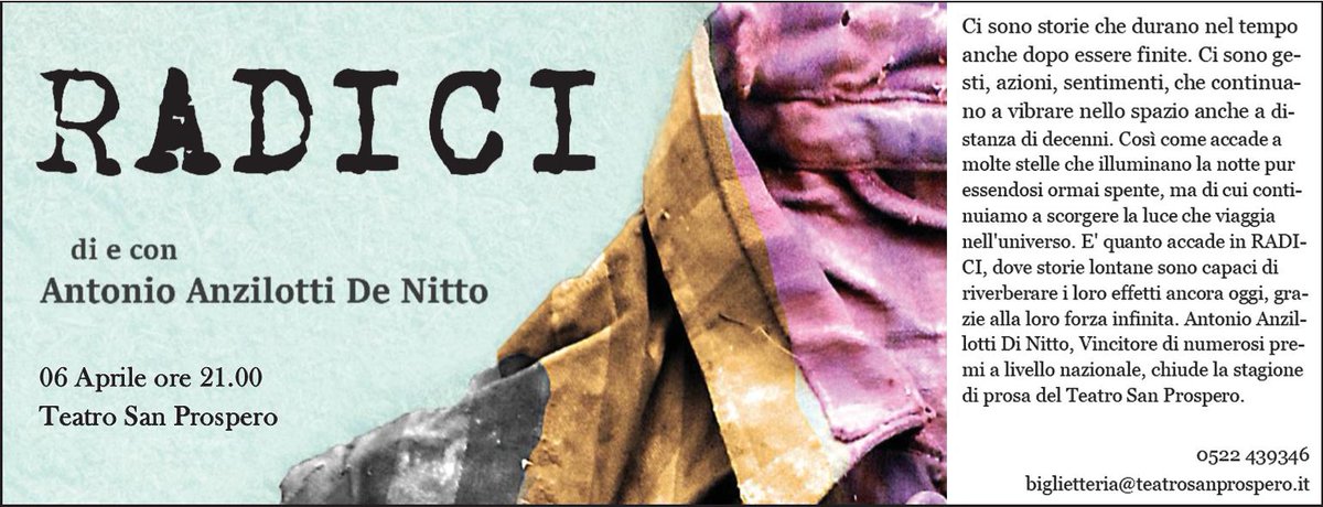 Teatro San Prospero (@teatroprospero) on Twitter photo 