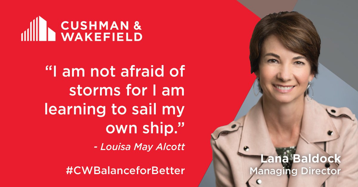 CushWakePNW's tweet photo. We are so proud to have @LanaBaldock be apart of Cushman &amp; Wakefield. She is a leader in our office and in the greater Portland commercial real estate field, specializing in office tenant and landlord representation. #CWBalanceforBetter https://t.co/L0MMNZwIQe