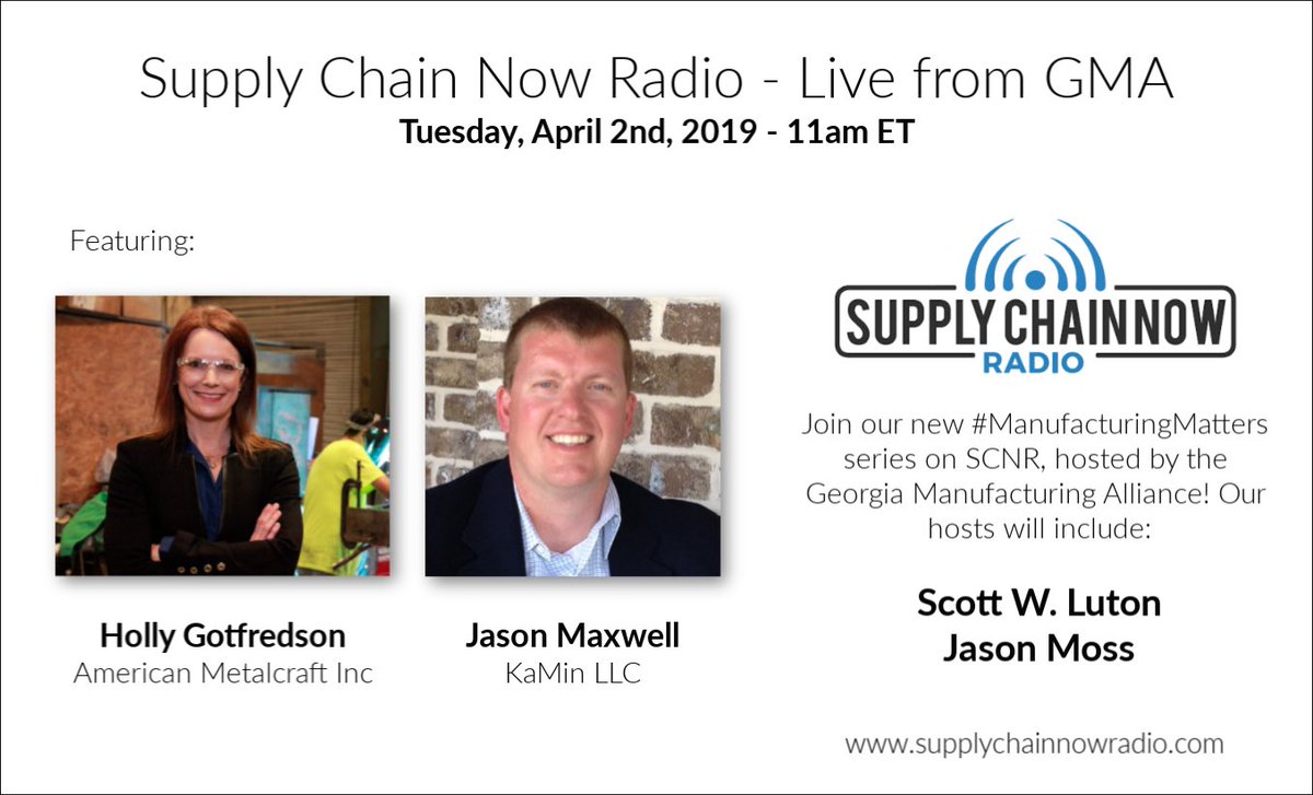 _supplychainnow's tweet image. What they’re watching in #metalengineering- #tariffs and #domesticproduction -Holly Gotfredson, #AmericanMetalcraft @ScottWLuton @gamanufacturing #manufacturingmatters