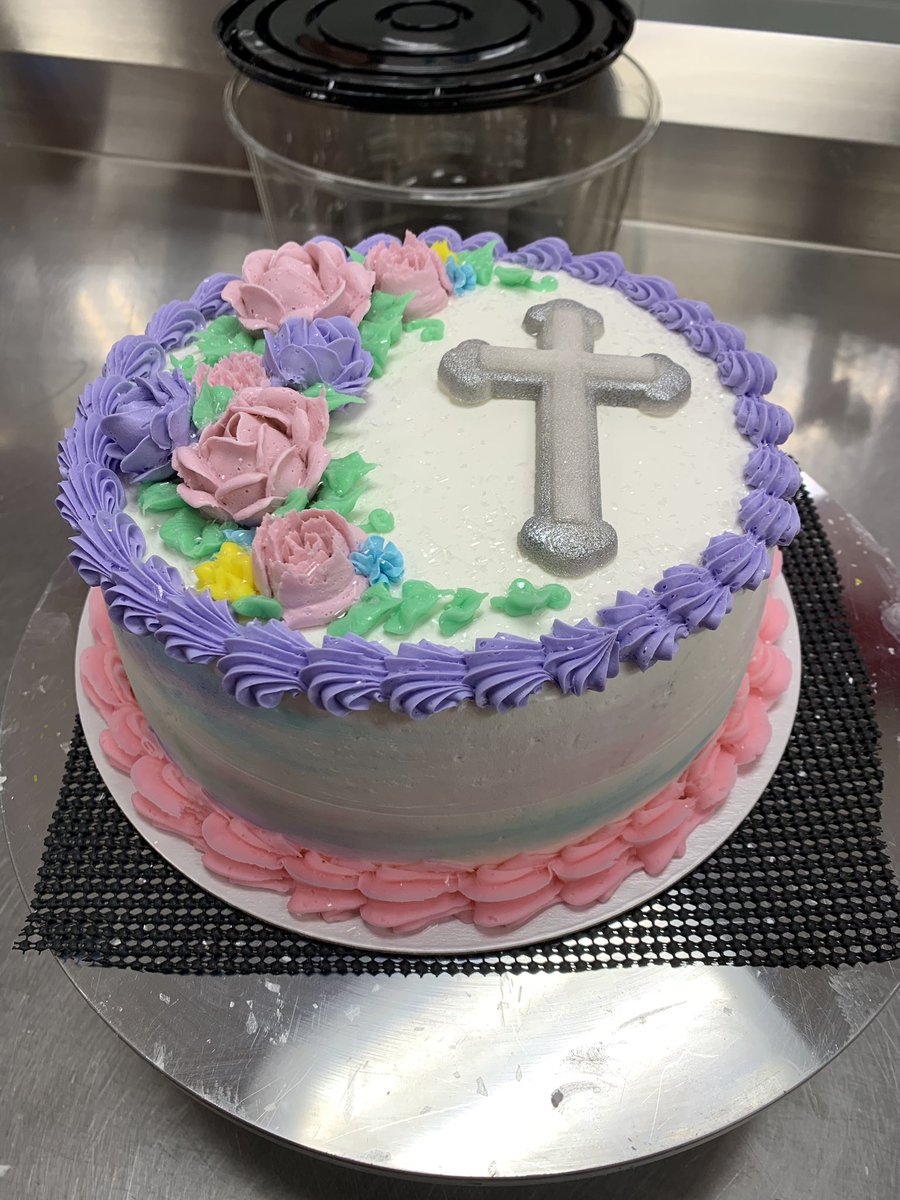 HannahDailey2's tweet photo. T-2303 bakery is very ready for this season of baptisms and first communions! But make sure to place your order now, we book up quick! @JasonBiles @86_adams @TiffMisk @katie_konopasek @trevinnelson45 @leachmanjohn https://t.co/hw2DvOUMTN