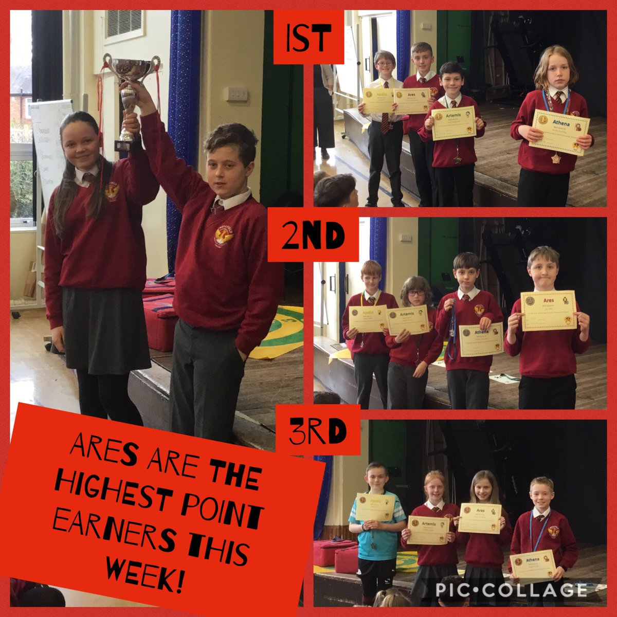 WellfieldMiddle's tweet photo. House Heroes #WMSAres are top this week. https://t.co/0ucntUpGlO