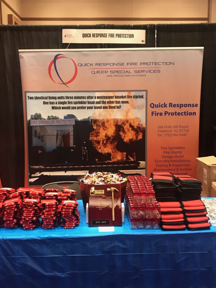QRFP_NJ's tweet photo. Quick Response Fire Protection will be at Booth 601 at the Atlantic Builders Convention #abconvention Wednesday and Thursday 10-4 https://t.co/9UQS8RZrtF