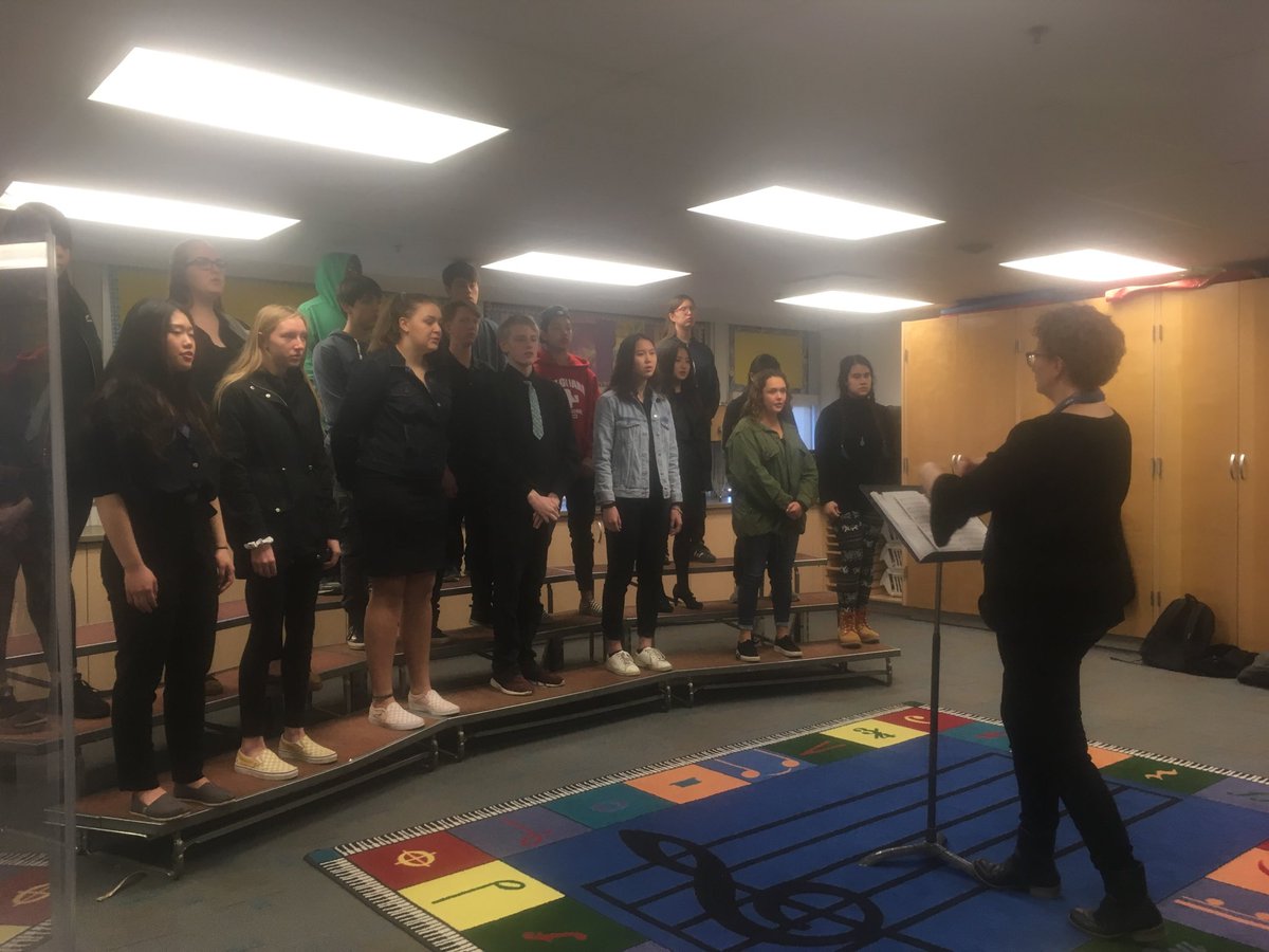 Bassano School Jr/Sr Choir ready to shine at the Brooks Music Festival!   Good luck!