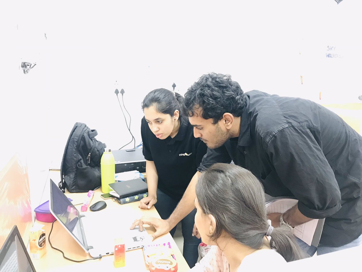 nadzzz007's tweet photo. IGDTUW ThingQbator is Live for hackathon , Day 1 . Wonderful ideas and  wonderful people ..! All the best teams😎
#thingQbator #midcohort2hackathon @thingqbator @NASSCOMfdn @projectdefy @Li2Tech https://t.co/O8Me8moXws