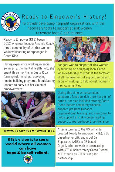 Ready2Empower's tweet photo. Wondering how Ready to Empower got started? Read all about our history and how one trip changed the lives of hundreds of women #empower #grassroots #readytoempower #ourhistory #nonprofitlife #nonprofitdevelopment #womensempowerment https://t.co/qeMlvpCvIK