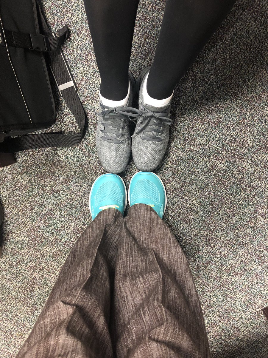 ystewart1's tweet photo. Heading out to walk around with students @WASPTA today! “Great ideas start with walking” ~~Principal Dodds. Participating in the Let’s Get Tracking! Program, #walkingisLife https://t.co/6NNDncO4Cw