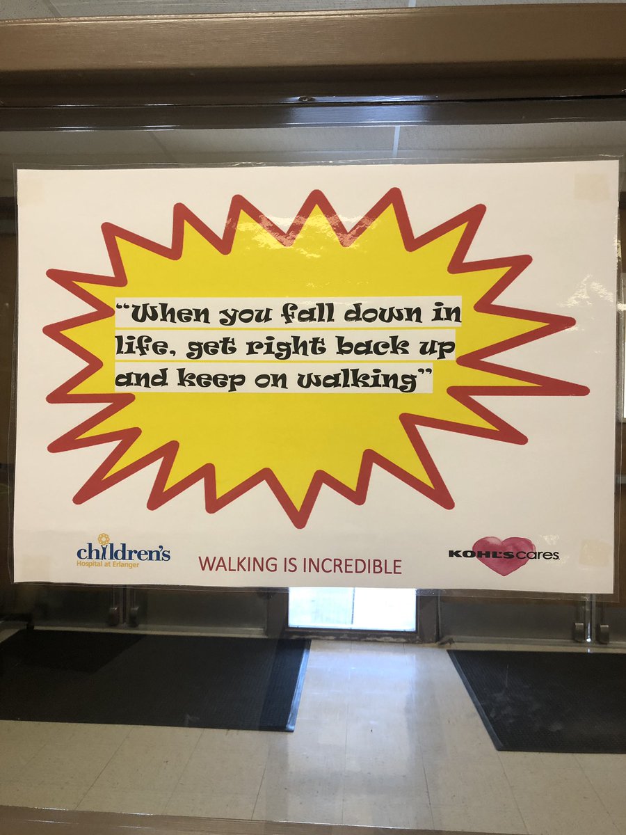 ystewart1's tweet photo. Heading out to walk around with students @WASPTA today! “Great ideas start with walking” ~~Principal Dodds. Participating in the Let’s Get Tracking! Program, #walkingisLife https://t.co/6NNDncO4Cw