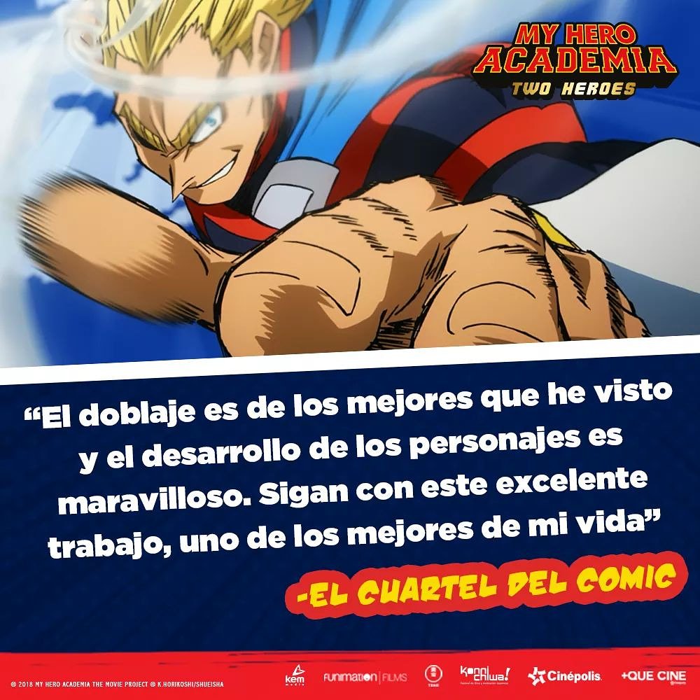 Doblaje realizado en Koe Dubbing Masters México.
Bajo mi Dirección .
Un abrazo a los fans .