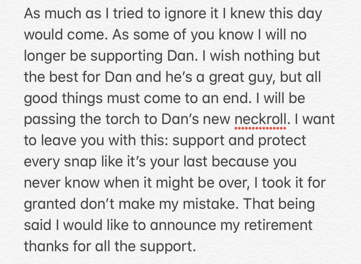 Thanks for everything Dan.