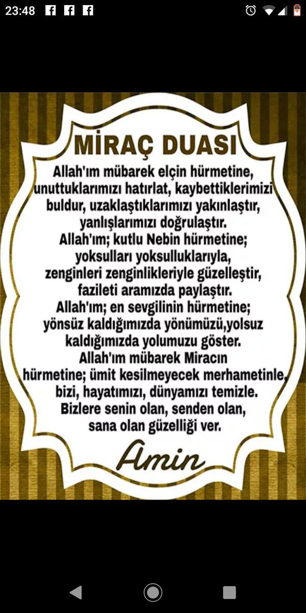 Amin. Hayırlı Kandiller....
