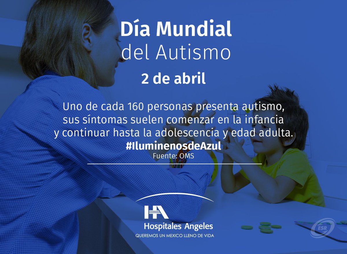 hospitalangeles's tweet image. El #autismo es una enfermedad de desorden neurológico que se caracteriza por una progresiva alteración de la conducta. Dentro de sus manifestaciones generales destacan la apatía y desinterés por las personas.

Conoce todo sobre el #Austimo: bit.ly/2pMM9ju