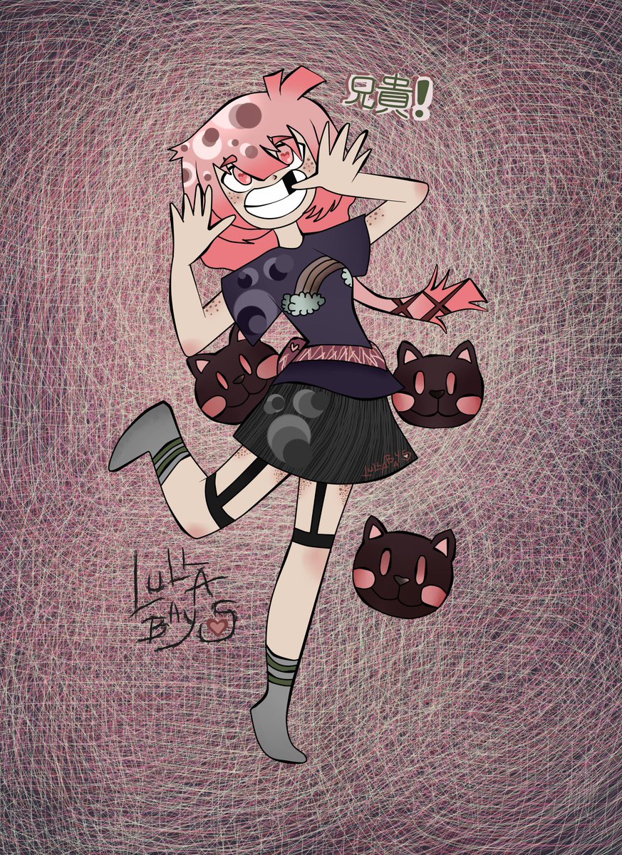 LullaMaker's tweet photo. 🐱¡ELLIE FRIKI!🐱
Oc de @LullaMaker >:c quien robe lo acribillo a golpes.

#Pinkhair #13style #neko #animegirl #rainbow #anime #draw #animedraw #pose #longhair #dibujo #dibujando #darkrainbow https://t.co/ps0hkWeFRm