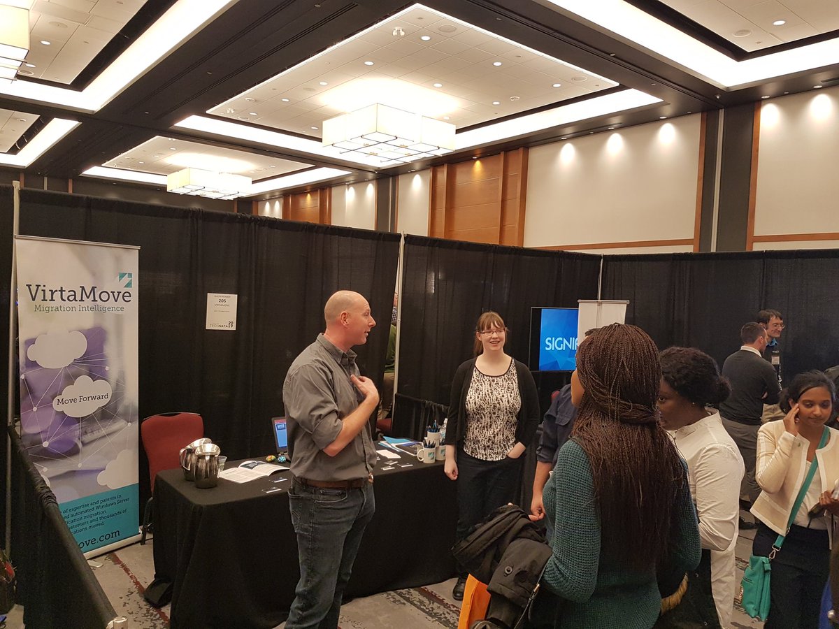 VirtaMove's tweet image. We&apos;re loving the connections! #technata @brookstreethotel