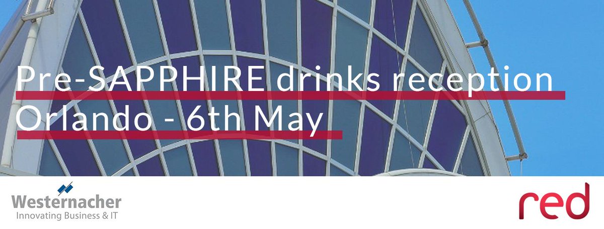 We're looking forward to welcoming #SAP guests to our pre-#SAPPHIRENOW drinks reception at <a href="/PubOrlando/">The Pub Orlando</a>. Secure your ticket now > ow.ly/Vdo430nCNKN