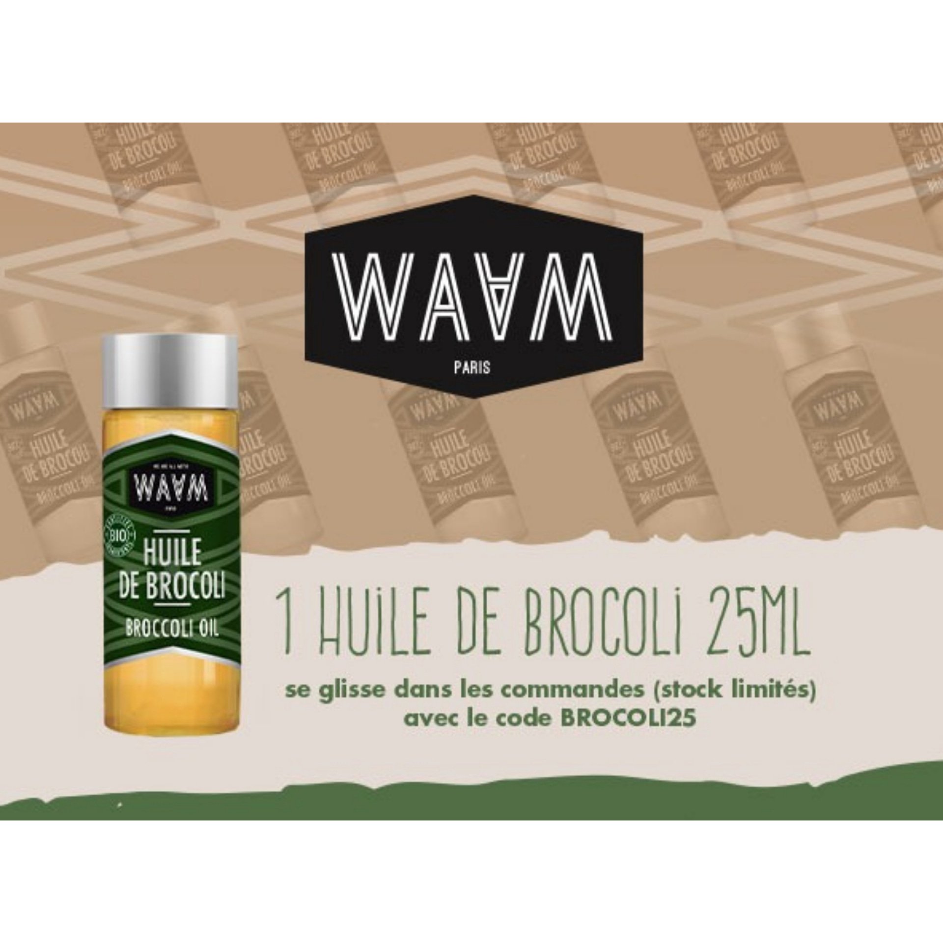 Waam Huile de Brocoli Bio