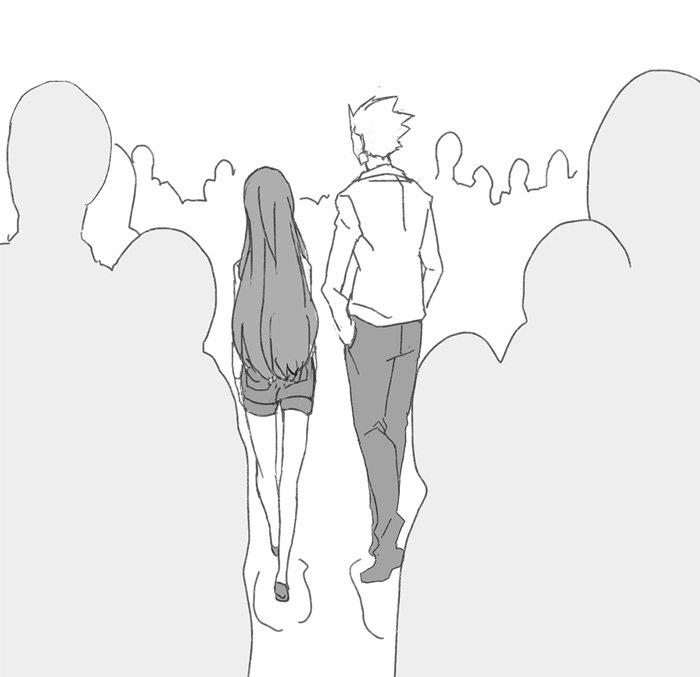 街角で見かけた二人組(ギルザビ) 