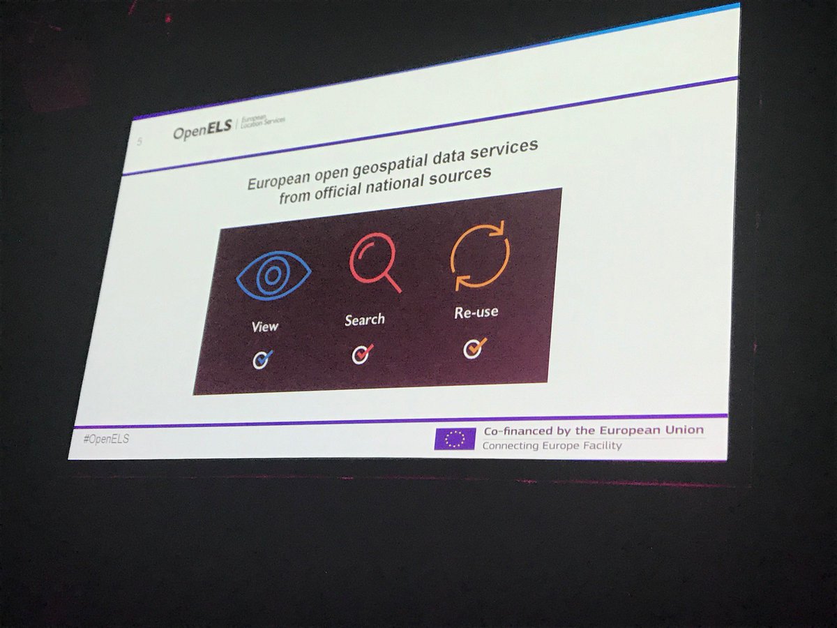 EuroGeographics's tweet photo. #OpenELS first test services revealed at #gwf2019 by @mickcory #opendata #geospatial https://t.co/6AnNGrrBNk