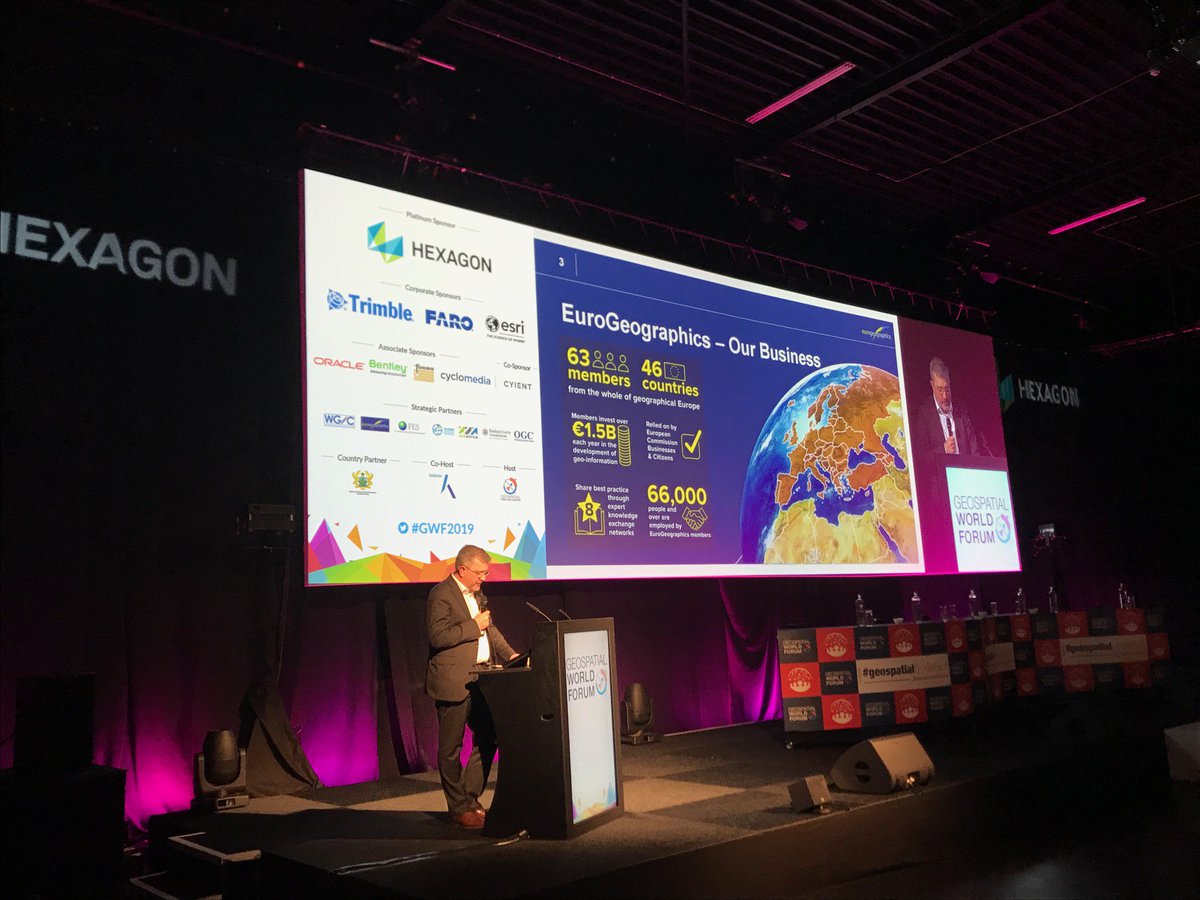 EuroGeographics's tweet photo. #OpenELS first test services revealed at #gwf2019 by @mickcory #opendata #geospatial https://t.co/6AnNGrrBNk