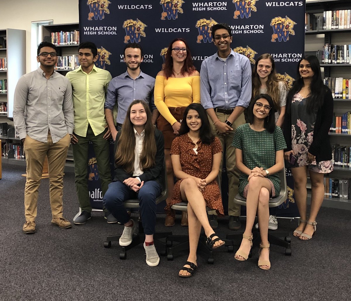 WhartonWildcats's tweet image. The Honor Court for the Graduating Class of 2019. #WeAreWharton