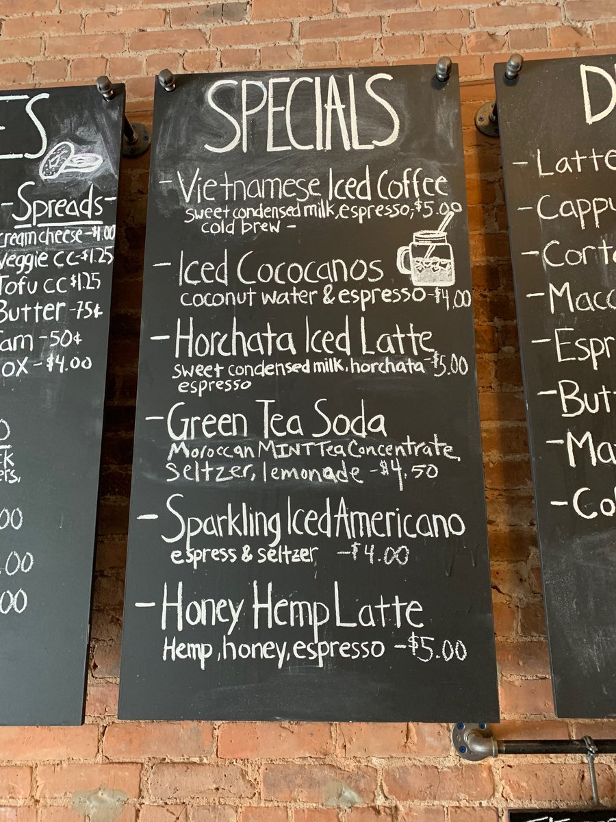 We have our Spring drink Specials! Come grab one and chill in our backyard 🥤☀️😎