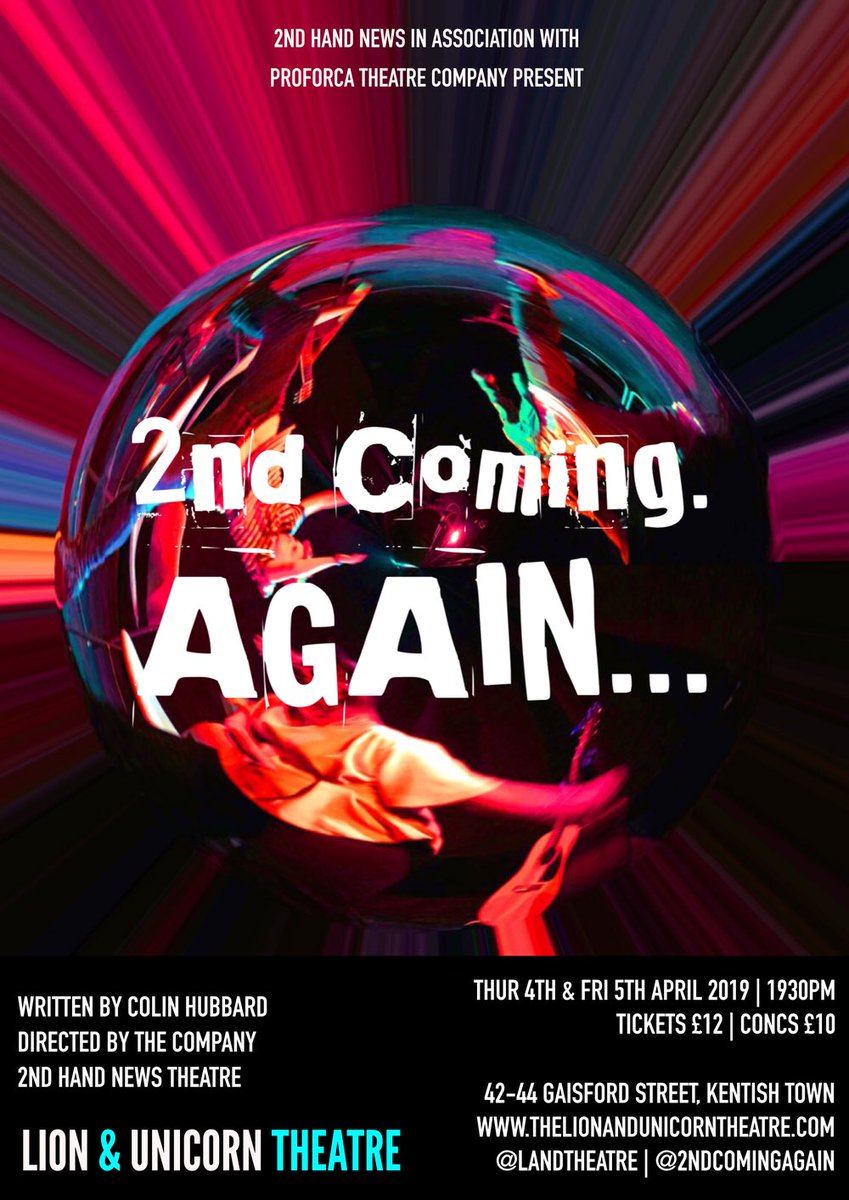 LandUTheatre's tweet photo. Up next: @2ndcomingagain (Apr 4&amp;5)
Followed by: #Wmf / #AntigoneinIreland (Apr 14 / 15)

Tickets for both productions on sale now from our website:

https://t.co/UJyxQncPij 
#BeWhoYouWantToBe 🦁🦄🎭 https://t.co/5Q8Bxx5jAY