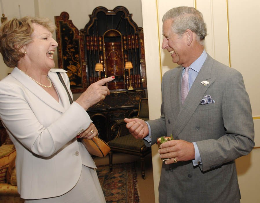 Dame Penelope Keith Happy April 2 birthday! Seen here with HRH Prince Charles. 