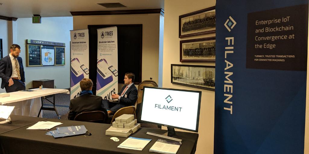 FilamentHQ's tweet photo. #FilamentHQ talks #DLT innovation in #NV. Learn more at #NVBlockchainDay hosted by @NevadaTechAssoc from 8am-3pm. https://t.co/etqLAEKpt1
