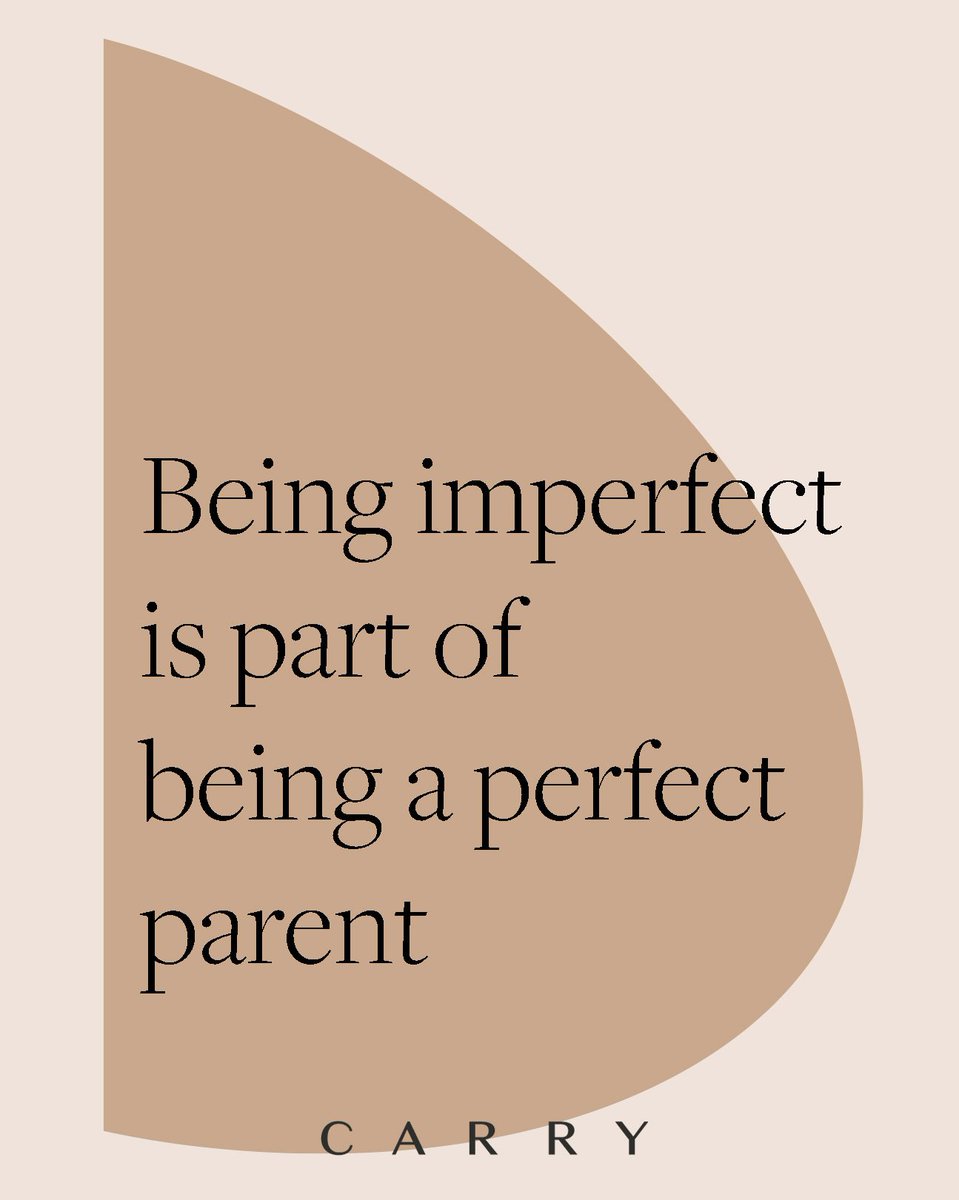 Being imperfect is a part of being a parent. It is okay to make mistakes. We are all doing what we think is best for our children and loving them is the best gift that we can give our littles. 
.
#carrytherapy #madeincanada #pregnancy #maternity #realmotherhood #mymotherhood