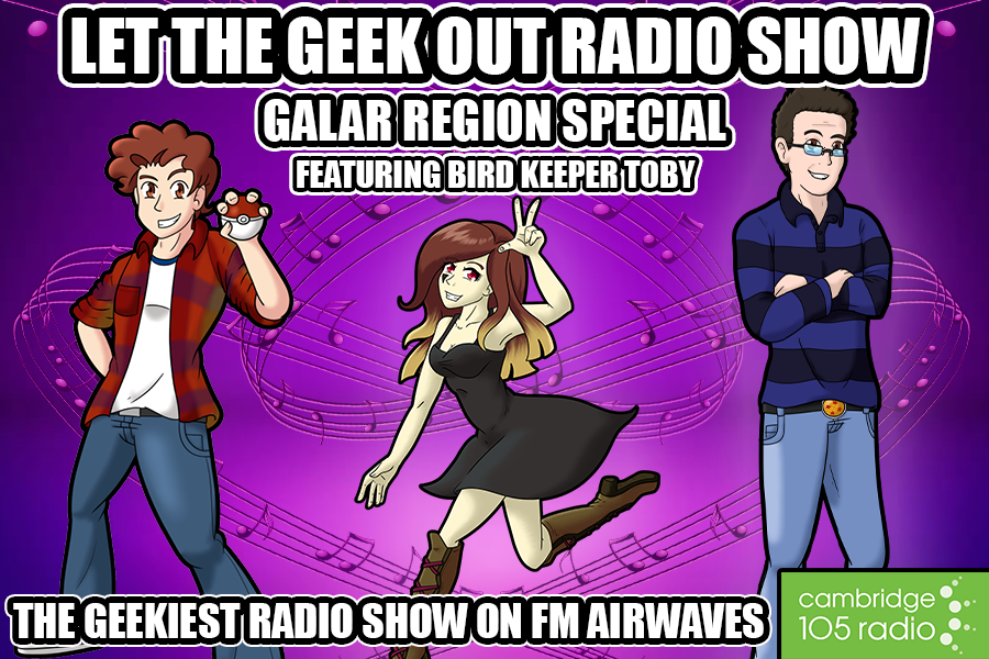 LettheGeekOut's tweet photo. Join @EJ_C_Allen @MasakoX  and special guest @BirdKeeperToby tomorrow night at 10pm live on @cambridge105 for our #PokemonSwordandShield special. The team will be discussing theories, predictions and hopes for the newest  games whilst playing awesome video game music and more! https://t.co/DKoKATNokW
