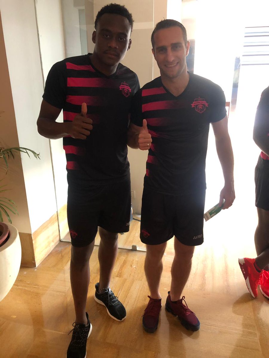 atletix's tweet photo. We wish our athletes #RobertPrimus and @MahmoudAmna1 and @minervapunjabfc  the best as they start their @AFCCup campaign tomorrow against @ChennaiyinFC.
#atletixstar #atletixglobalsports #minervapunjabfc #chakdephatte #asiandream https://t.co/VK48hXPAef