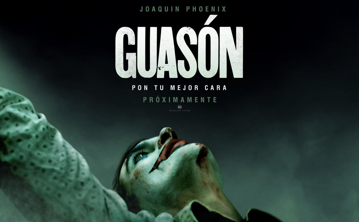 WBPictures_Mx's tweet photo. Teaser tráiler mañana. 
#Guasón - próximamente solo en cines. https://t.co/d4qoh7NTYu