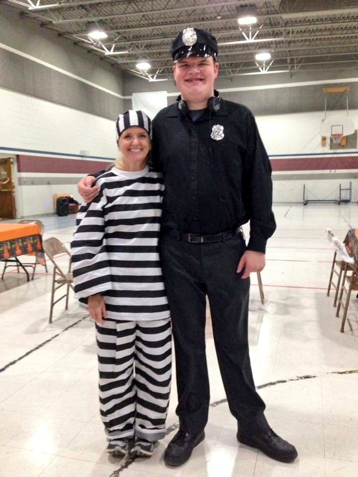 NotOPDVanessa's tweet photo. After this event, Jack attended more events and became much more comfortable around law enforcement!
Here's Jack at #PopWithACop and even dressed up as an officer for Halloween!
He's even befriended @OfcrMatt!
https://t.co/ZflQukvNhe
(3/7) https://t.co/jjSouGWinj