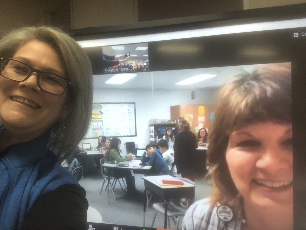 tipping_sharon's tweet photo. Using Zoom to collaborate with @terib05 @Andre Elementary today during Math @KirkElementary! Awesome STAAR challenge! Thanks Andre! Haven’t tried it yet? Just do it! #kirkROAR #TLAP #KidsDeserveIt #CFISDMath #ZoomMath https://t.co/8vF7Hd59Sk