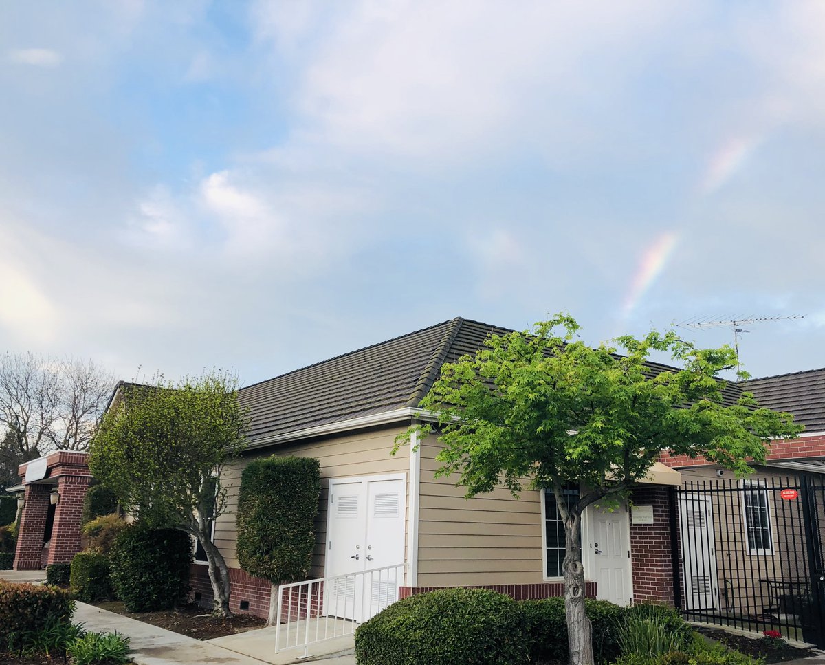 GModestoDIOS's tweet image. Check out the beautiful rainbow that casted over our practice this morning. Did anyone else catch this beauty? #Rainbow