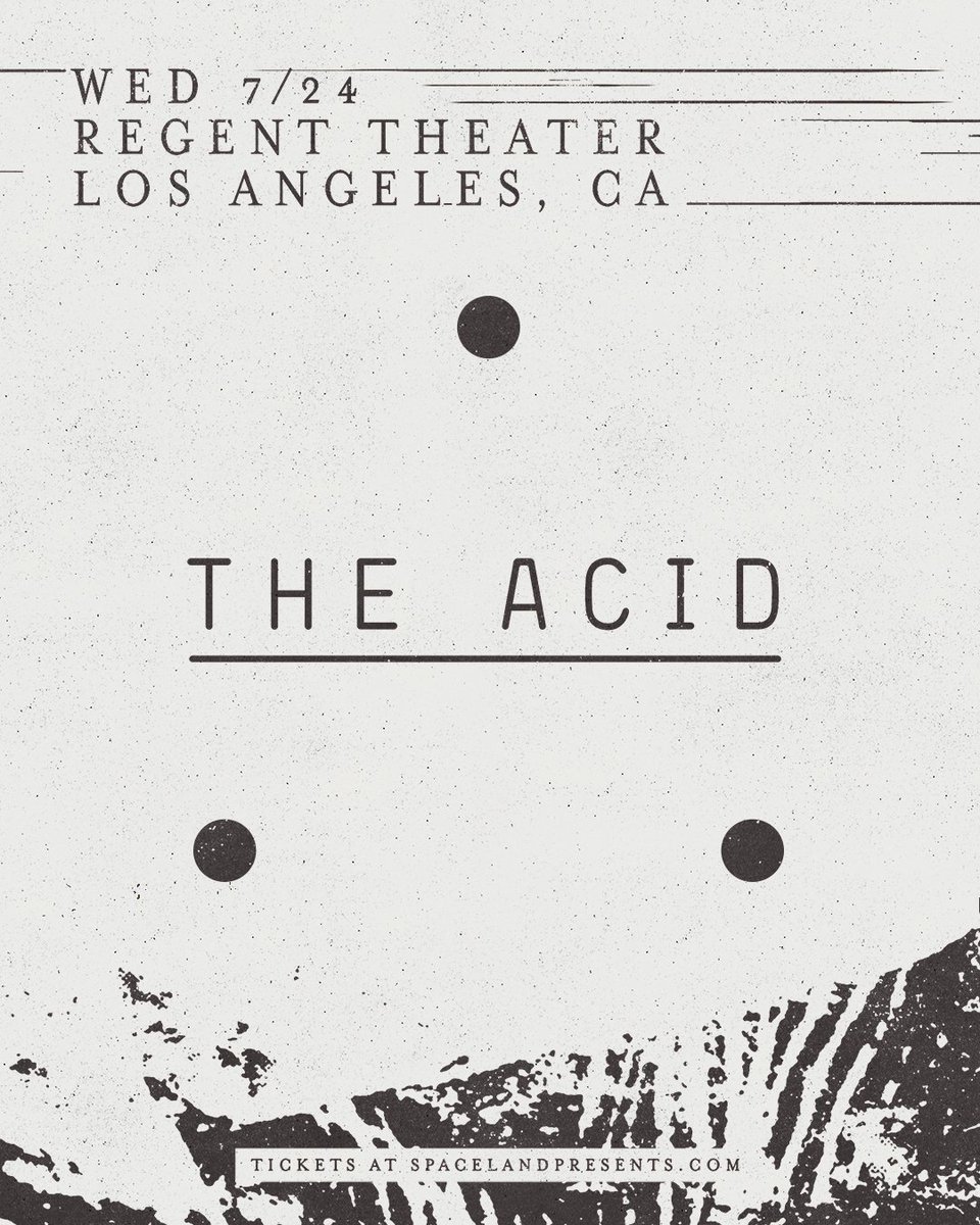 We are delighted to announce our only US solo show this year. Tickets: ticketfly.com/purchase/mobil…