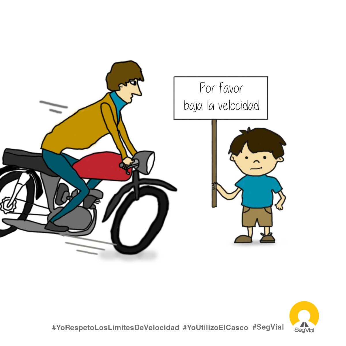 SEGVIAL_SAS's tweet photo. Motociclista, recuerda siempre utilizar el casco y respetar los límites de velocidad. #SeUnConductorResponsable #YoRespetoLosLimitesDeVelocidad #YoUtilizoElCasco #SegVial #FelizMartes https://t.co/23Xiy7JHzy